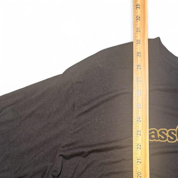 Bass Tracker Fishing Graphic Tee Black Tri Blend Tag 3XL Fits XL XXL Soft - Picture 5 of 5